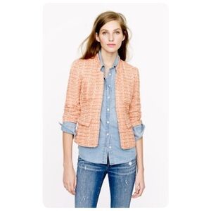 Jcrew Tweed Lasy Jacket size 0 Great condition